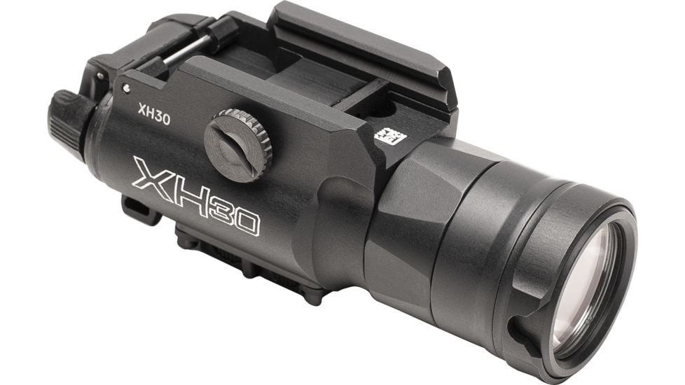 SureFire MasterFire XH30 Ultra-High Dual-Output LED Weapon Light, 123A, White, 1000 Lumens, Black, XH30