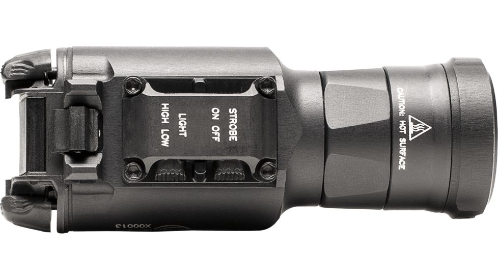 SureFire MasterFire XH30 Ultra-High Dual-Output LED Weapon Light, 123A, White, 1000 Lumens, Black, XH30