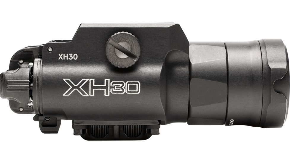 SureFire MasterFire XH30 Ultra-High Dual-Output LED Weapon Light, 123A, White, 1000 Lumens, Black, XH30