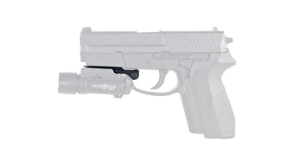 SureFire Flashlight Mount MR10 on  SIG SP2340 Gun