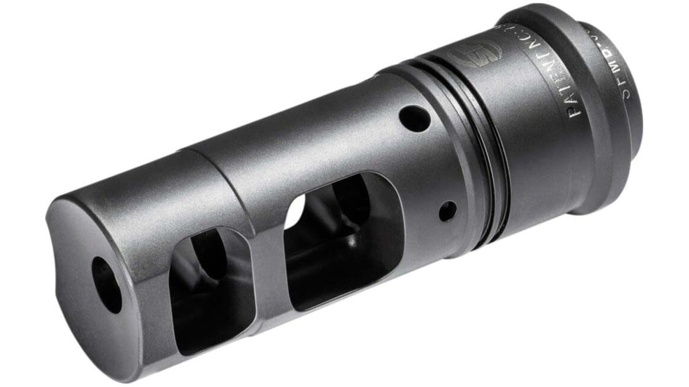 SureFire Socom 338-Ti Muzzle Brake Suppressor, 3/4-24 Thread, SFMB-408-3/4-24