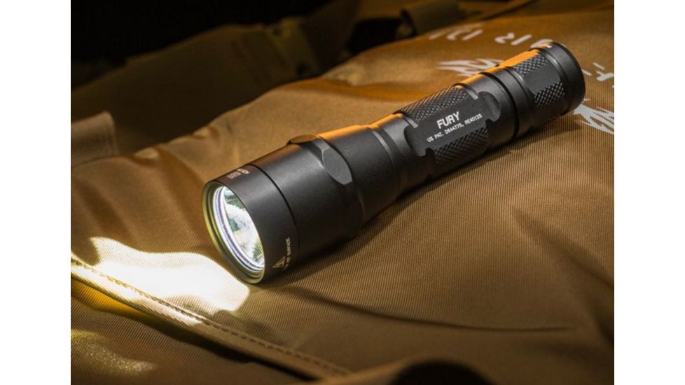 SureFire P2X Fury Dual-Output LED Flashlight, 600 Lumens P2XC-A