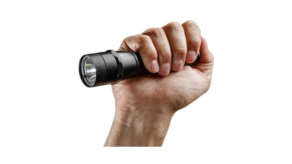 SureFire P2X Fury LED Flashlight w/IntelliBeam Technology, 15-600 Lumens, Black, P2XIB-A-BK