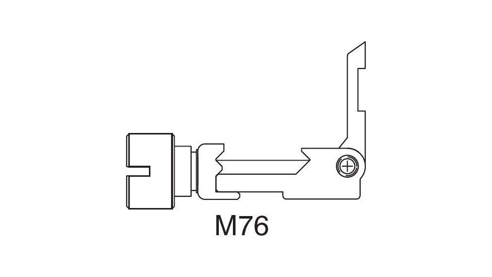 SureFire M76 Scout Weaponlight Swivel Mount with Integral Thumbscrew Picatinny Rail Clamp