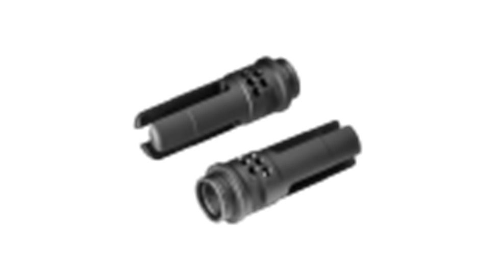 SureFire Ported 3 Prong Flash Hider For HK417, Serves As Suppressor Adapter For 7.62 Socom Suppressors, Black, WARCOMP-762-M15X1
