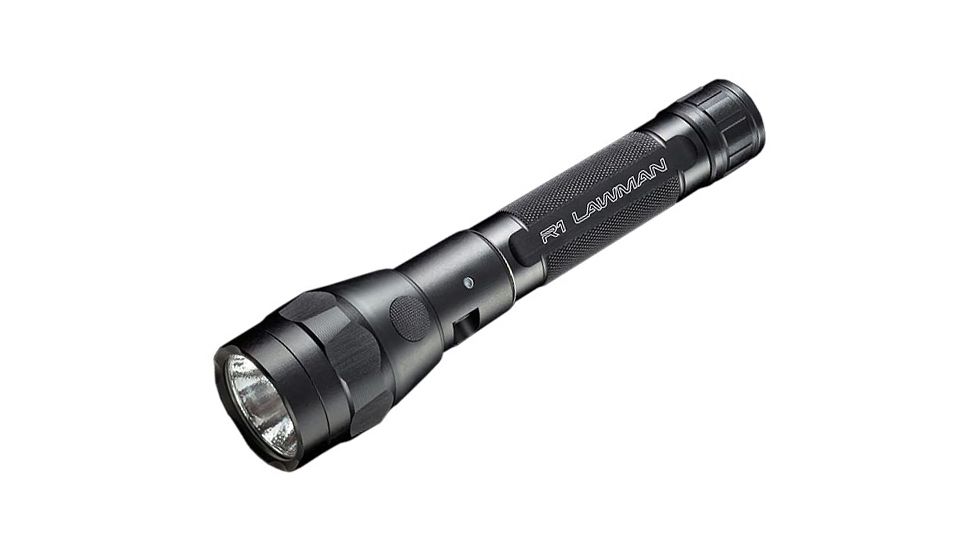 Surefire R1 Lawman 700 Lumens Dual Switch Rechargeable Flashlight, Black R1-A-BK