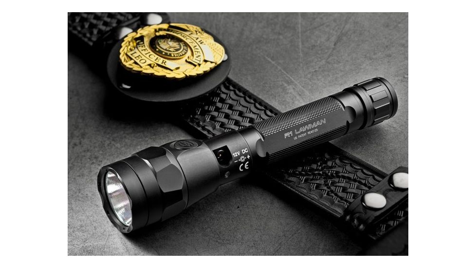 SureFire R1 Lawman Rechargeable Variable-Output LED Flashlight,1000 Lumens R1-B-BK