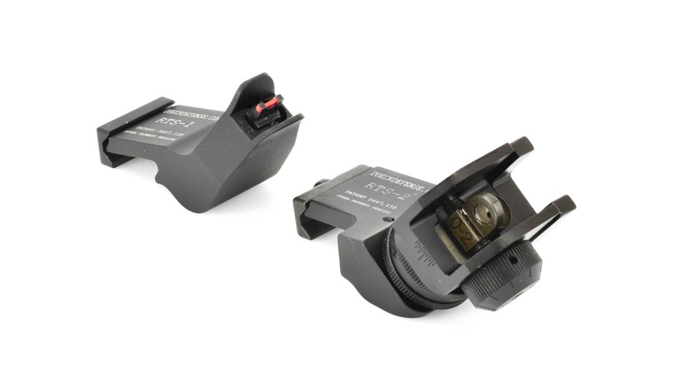 Surefire Rapid Transition Sights, Fiber Optic Sight, Red/Green 193979