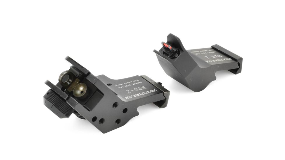 Surefire Rapid Transition Sights, Fiber Optic Sight, Red/Green 193979