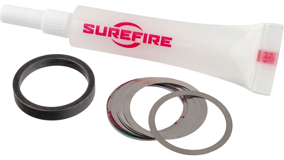 SureFire Replacement Shim Kit, SF3P/SFMB/WARCOMP-762-5/8-24, .750 OD x .635 ID, Black, Z-71657