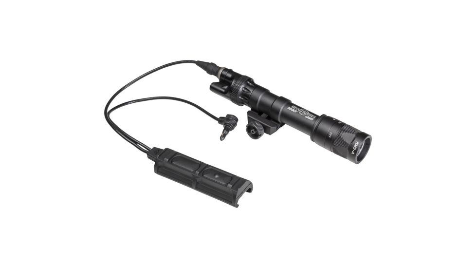 SureFire Scout LED Weapon Light, CR123A, RM45 Mount,White light and infrared, 350 Lumens, Black, M611V-BK