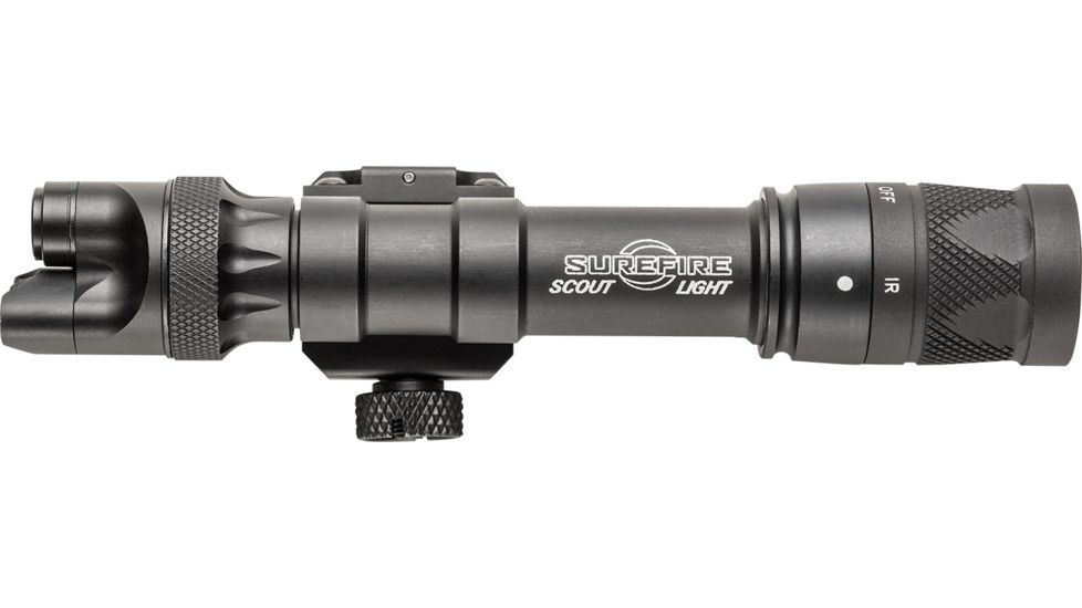 SureFire Scout LED Weapon Light, CR123A, Picatinny, Weaver Attachment, White light and infrared, 350 Lumens, Black, M613V-BK