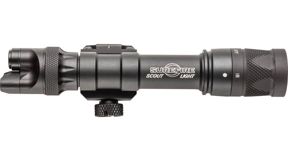 SureFire Scout LED Weapon Light, CR123A, RM45 Mount Attachment, White light and infrared, 350 Lumens, Black, M612V-BK