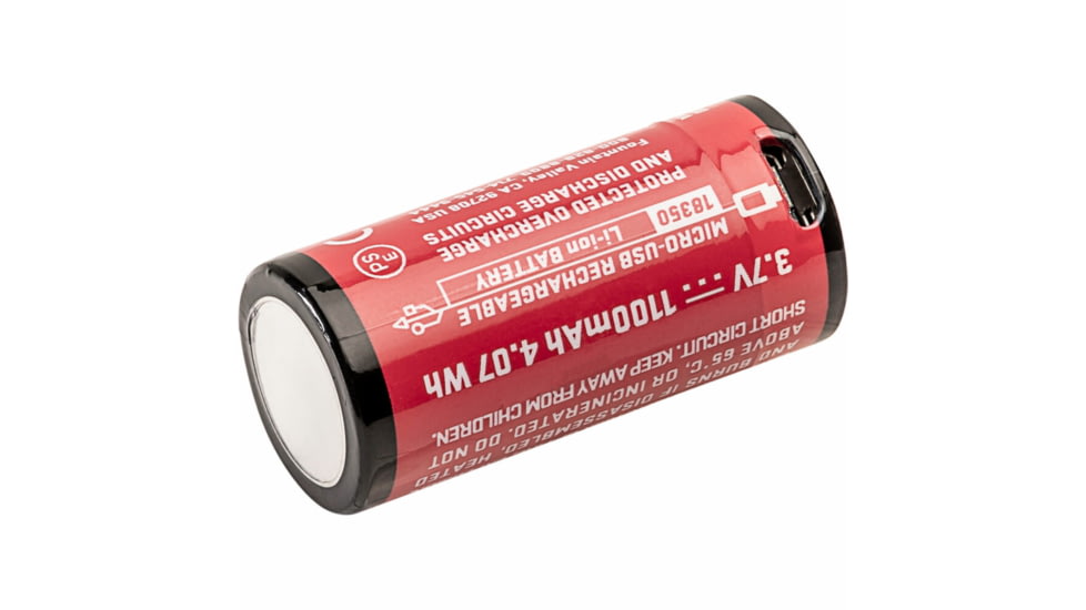 SureFire SF18350 Surefire Micro USB Lithium Ion Rechargeable Battery, SF18350