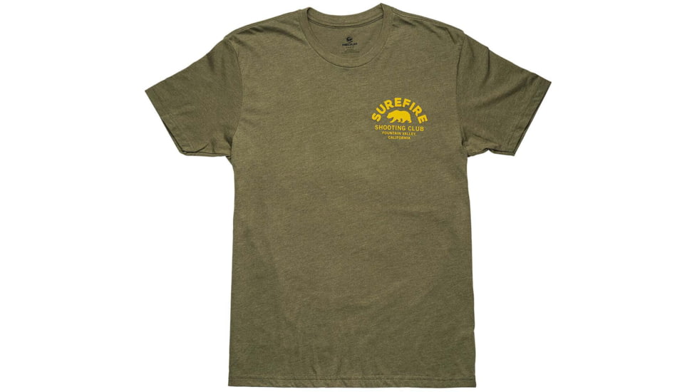 SureFire SHOOTING CLUB, Military Green, S, SST-SC-MG-S