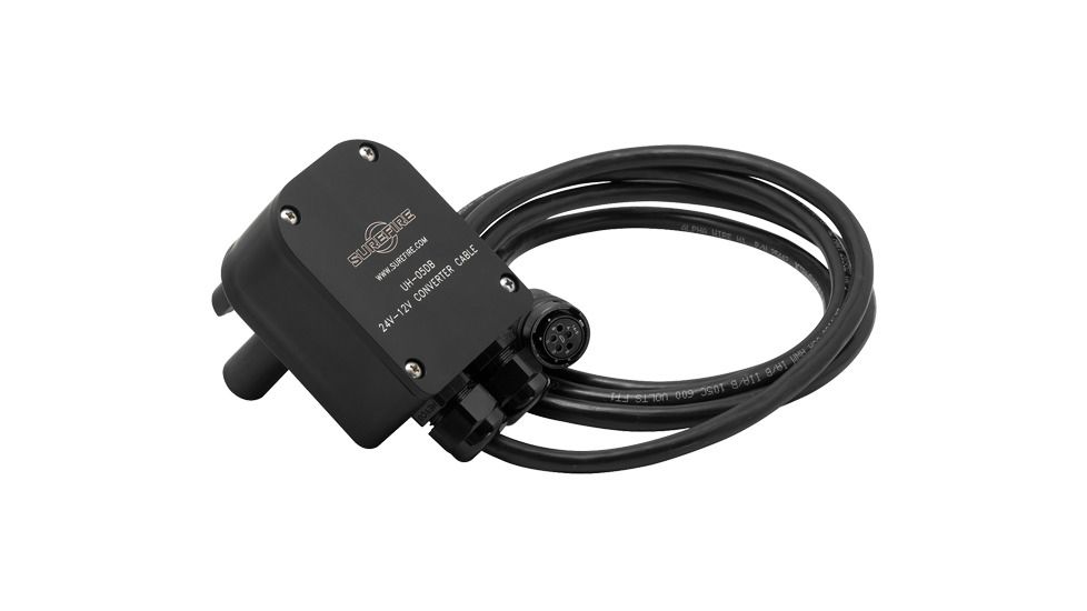 Surefire 24V to 12V DC Slave Cable DC Adapter Step Down Converter for HellFighter 1 &amp; 4 Weaponlights UH-05DB