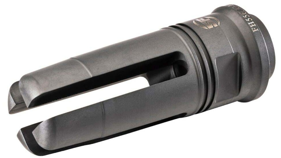 SureFire Suppressors Socom 4-Prong Flash Hider, Black, FH556RC-1/2-28