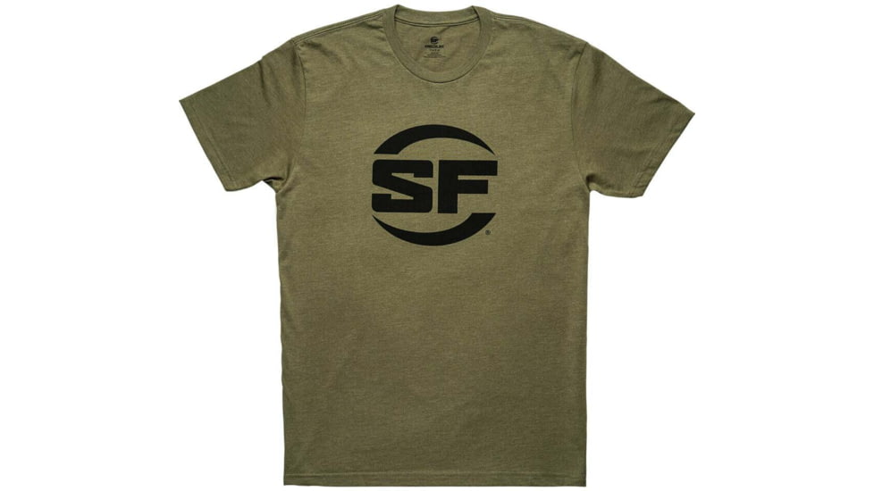 SureFire SUREFIRE BUTTON LOGO DG TEE, Military Green, 2XL, SST-SFB-HG-2XL