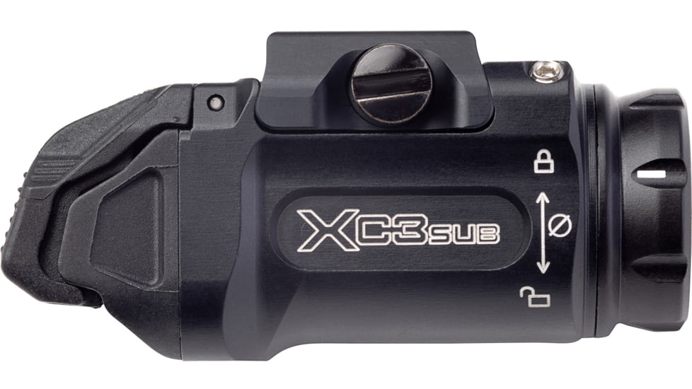SureFire XC3 SUB 1000 Lumens LED Weapon Light, Lithium-ion Rechargeable, Universal, Black, XC3-SUB-A