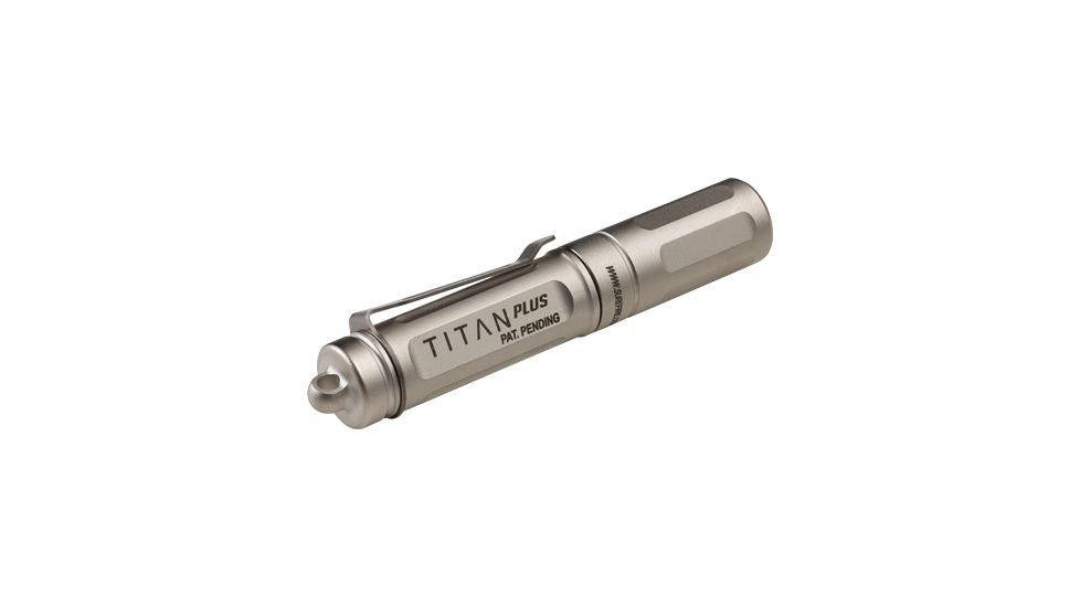 SureFire Titan Plus Ultra-Compact Triple Output LED 300 Lumen MaxVision Beam, Nickel-Plated Brass Titan-B