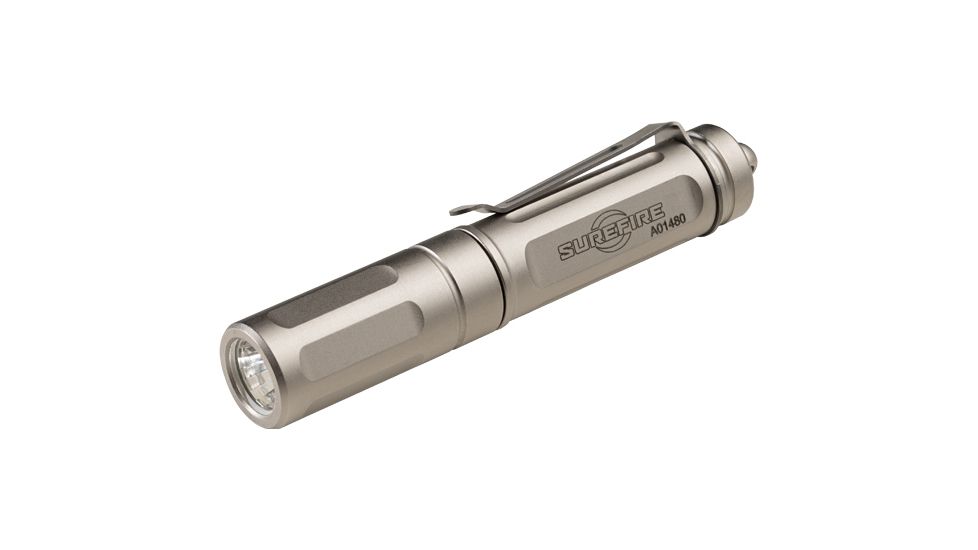 SureFire Titan Plus Ultra-Compact Triple Output LED 300 Lumen MaxVision Beam, Nickel-Plated Brass Titan-B