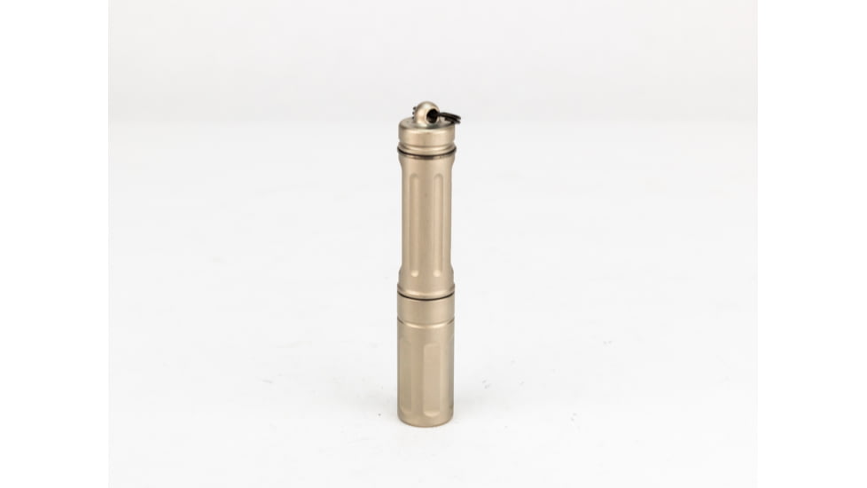 SureFire Titan Plus Ultra-Compact Triple Output LED 300 Lumen MaxVision Beam, Nickel-Plated Brass Titan-B