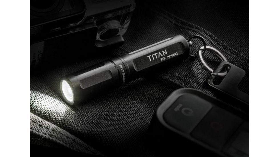 SureFire Titan Ultra-Compact Dual Output LED 125 Lumen MaxVision Beam, Black Titan-A 