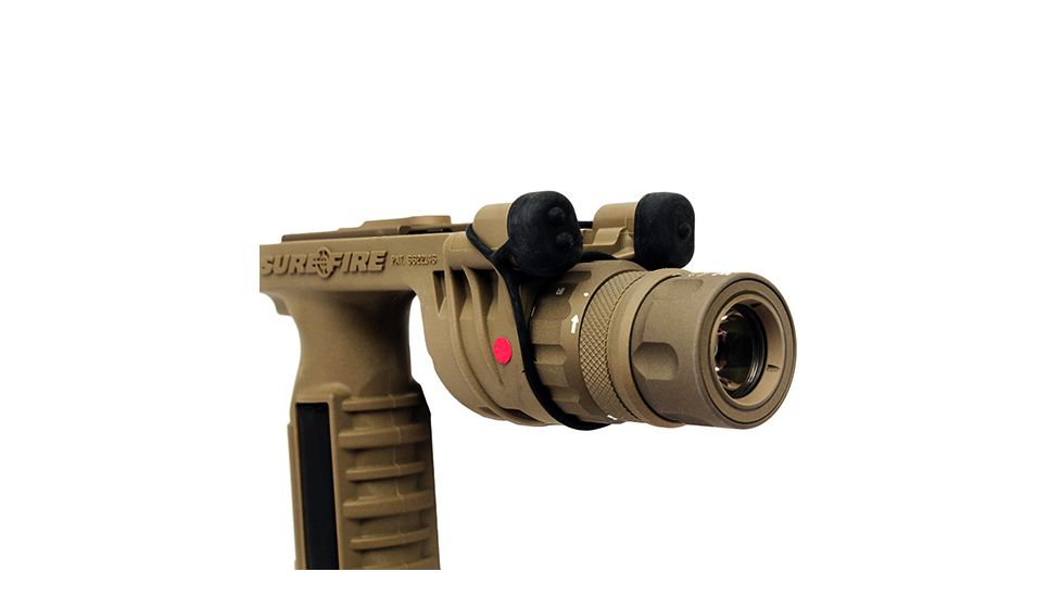 Surefire Vertical Foregrip Vampire 150 Lu. Weapon Light, Tan/Red, White and IR Outut, 120 Mw 194332
