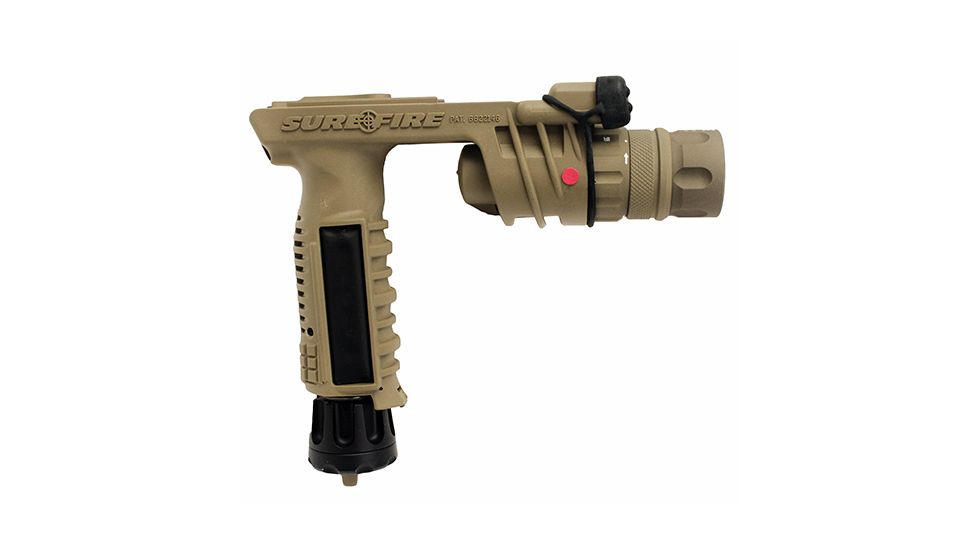 Surefire Vertical Foregrip Vampire 150 Lu. Weapon Light, Tan/Red, White and IR Outut, 120 Mw 194332