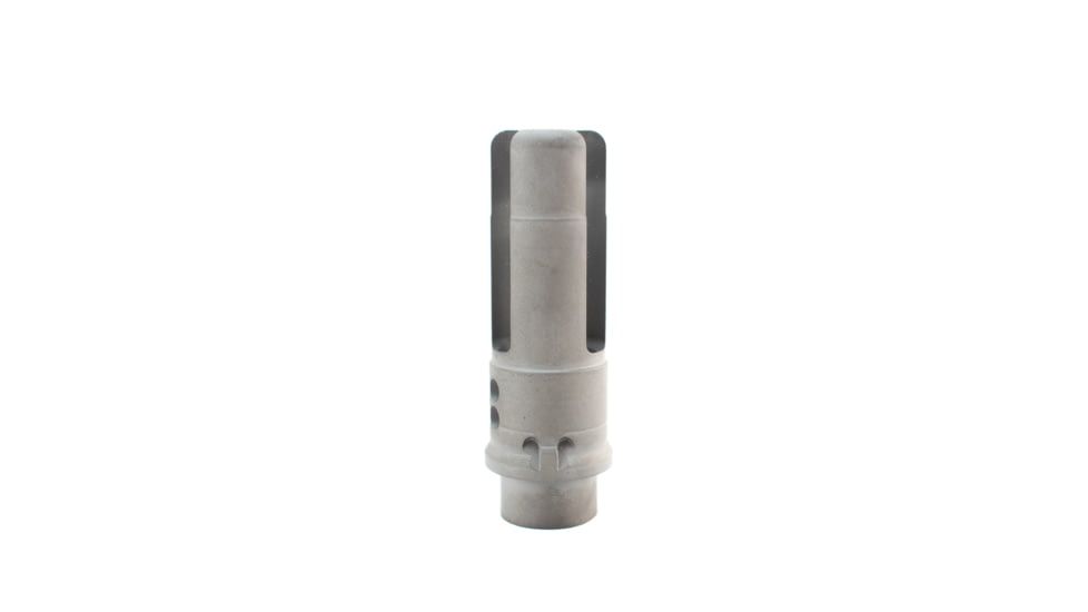 SureFire WARCOMP Flash Hider w/Suppressor Adapter, Ported 3-Prong, HK G36, 5.56, M15x1, Black, WARCOMP-556-M15X1