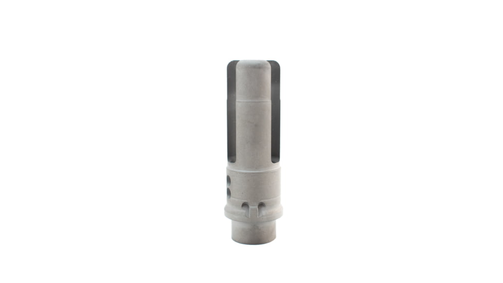 SureFire WARCOMP Flash Hider w/Suppressor Adapter, Ported 3-Prong, HK G36, 5.56, M15x1, Black, WARCOMP-556-M15X1