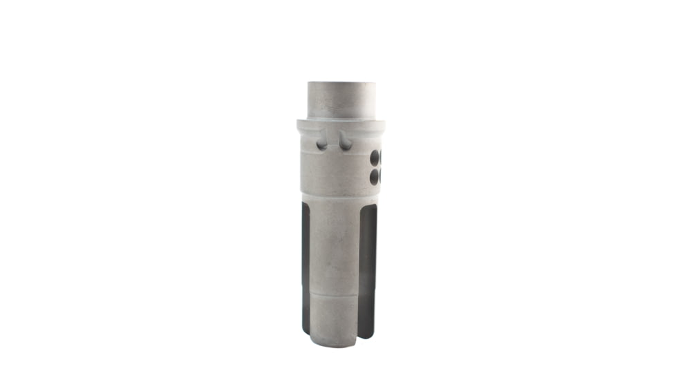 SureFire WARCOMP Flash Hider w/Suppressor Adapter, Ported 3-Prong, HK G36, 5.56, M15x1, Black, WARCOMP-556-M15X1