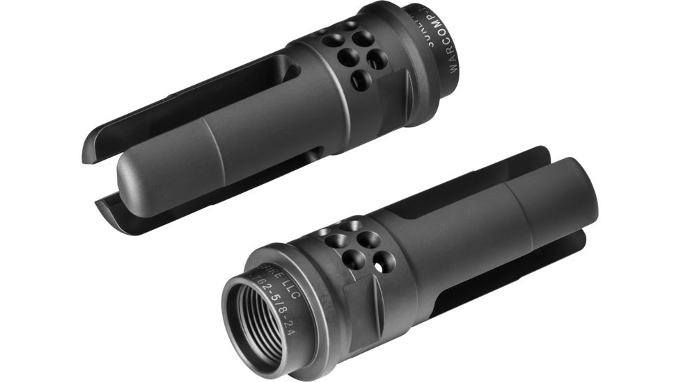 SureFire WARCOMP Flash Hider w/Suppressor Adapter, Black, WARCOMP-260-5/8-24