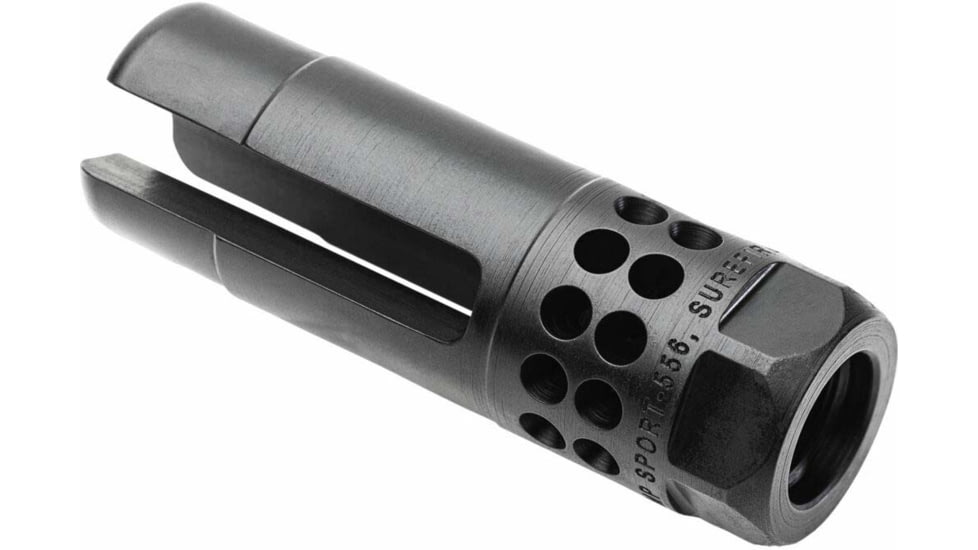 SureFire Warcomp Sport Flash Hider, 762-5/8-24, Black, WARCOMP-SPORT-762-5/8-24