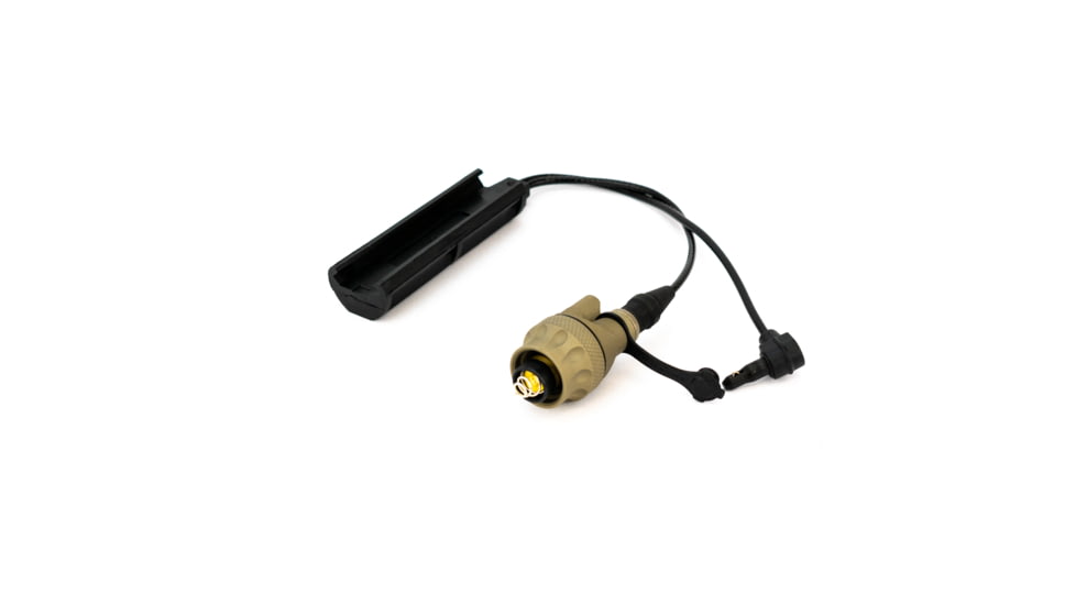 SureFire Weapon Light Switch Assembly, Scout Light &amp; Insight Tech/Atpial Laser, Picatinny Pressure Pad, 7 inch Cable, Tan, DS-SR07-D-IT-TN