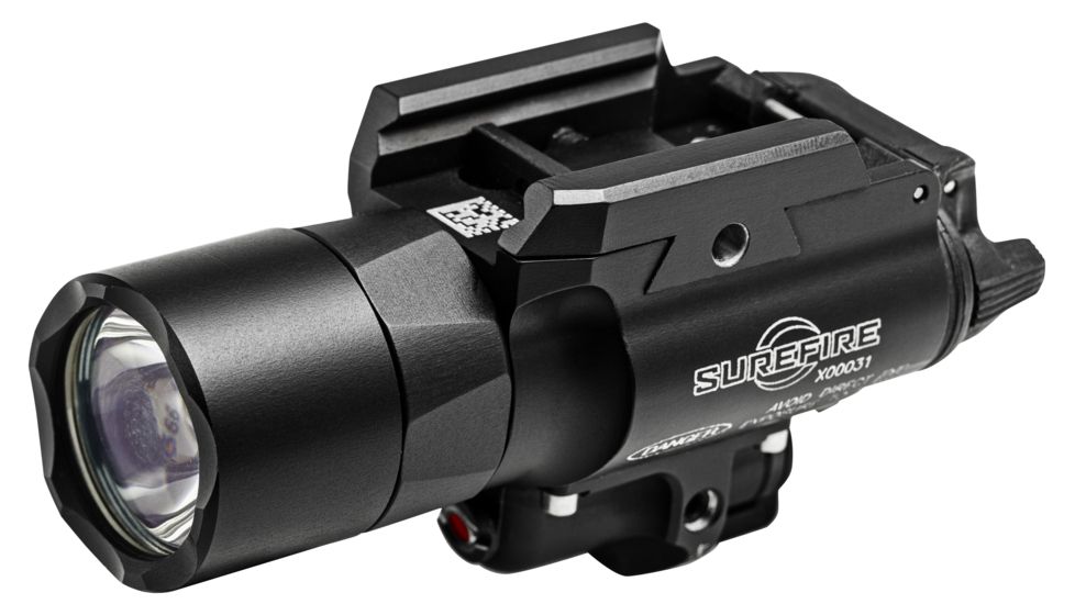 SureFire X400 Ultra Flashlight, CR123A, Red, 1000 Lumens, Black, X400U-A-RD