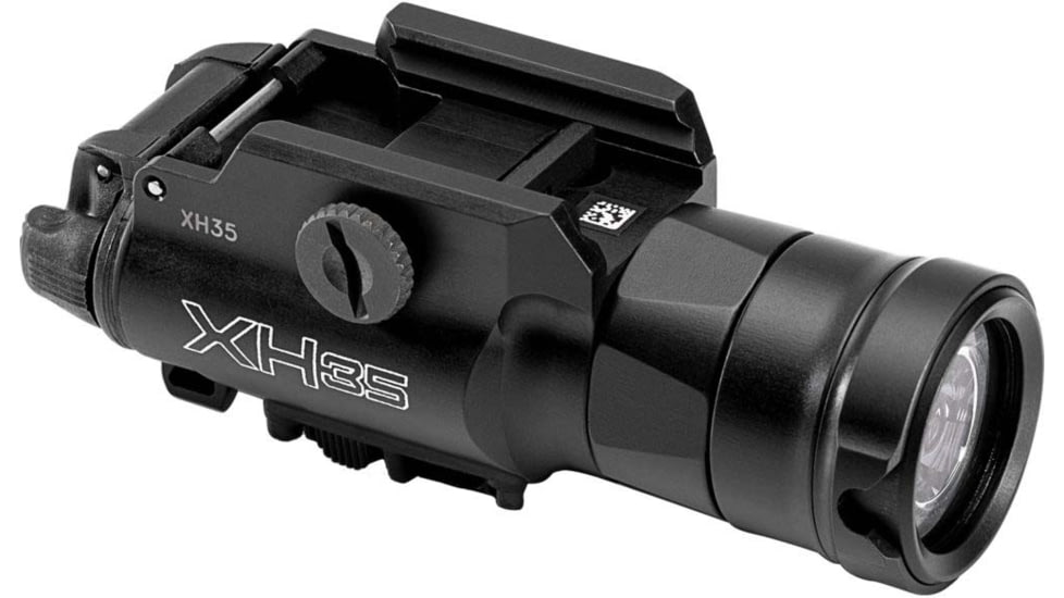SureFire XH35 Ultra-High Dual Output LED Weapon Light, CR123A, White, 300-1000 Lumens, Black, XH35