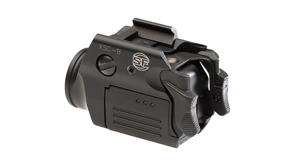 SureFire XSC-B Micro Compact LED Pistol Light, 3.7V Lithium Polymer Battery, White, 350 Lumens, Black, XSC-B
