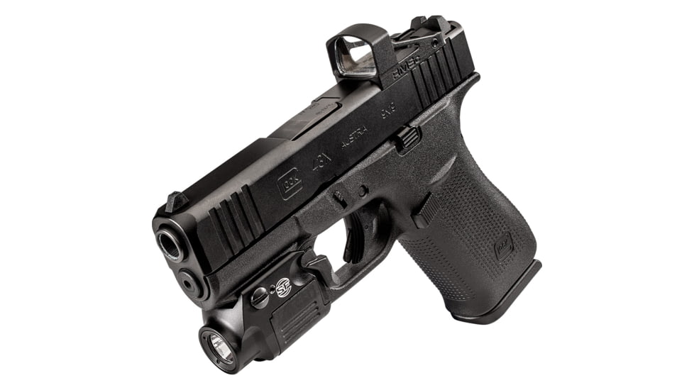 SureFire XSC Micro-Compact 350 Lumens Pistol Light , Glock Slimline G43X and G48 with Accessory Rail, White Light, Hard Anodized Black, XSC-A