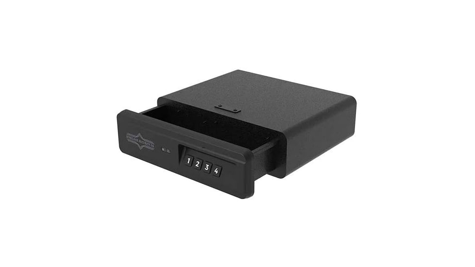 Surelock Security QuickTouch Drawer Vault Digital Gun Safe, Surelock stealth, 4-key code, Heavy Duty Steel, Black, 3418979