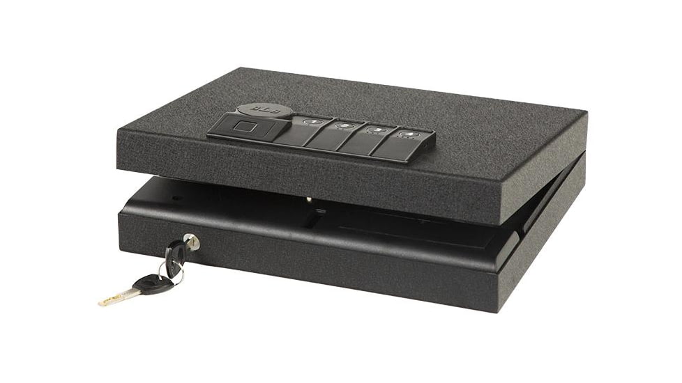 Surelock Security QuickTouch Vault 100 Digital + Bio, Black Powder Coating, 3418945