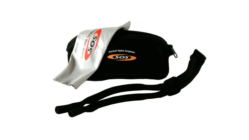 Survival Optics Sunglasses Shields/Fluid Sunglasses,Black Frame,TAC 1.0 Polarized Lens 3861