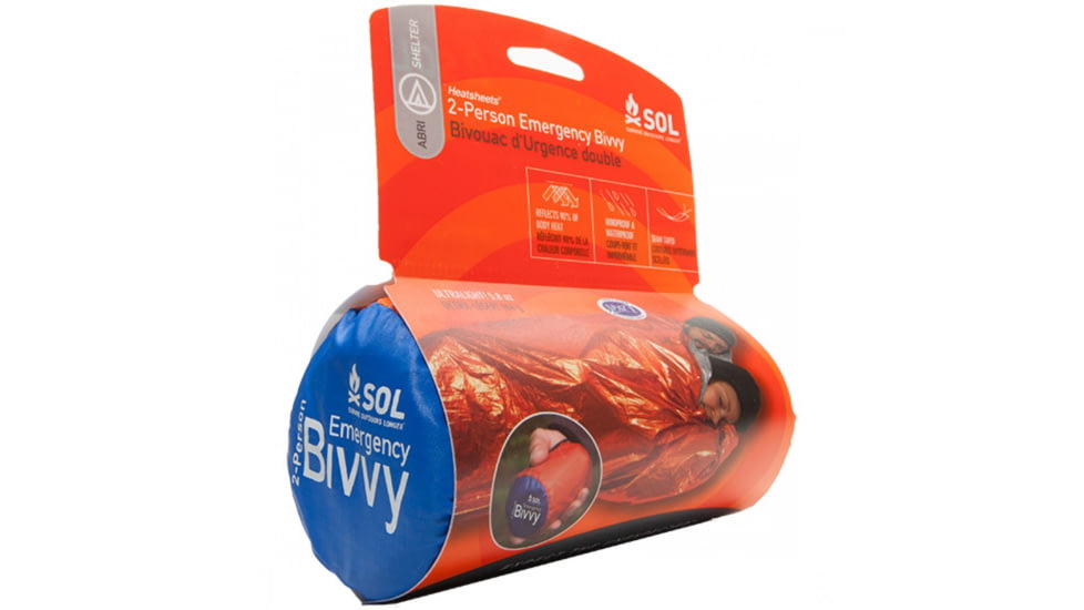 Survive Outdoors Longer Emergency Bivvy Orange, 84X60in, XL, 0140-1139