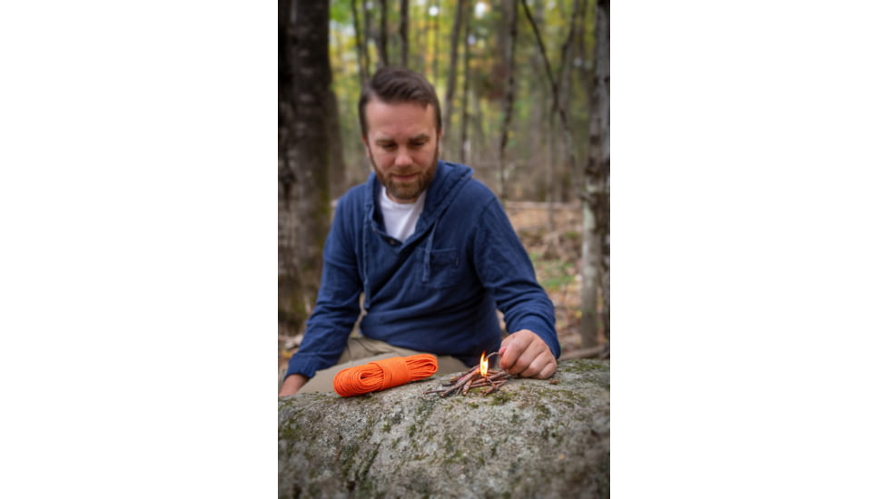 Survive Outdoors Longer Fire Lite Utility Reflective Tinder Cord, 100 ft, 0140-1736