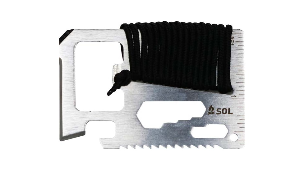 Survive Outdoors Longer PackIt Card Tool, Silver, 0140-0004