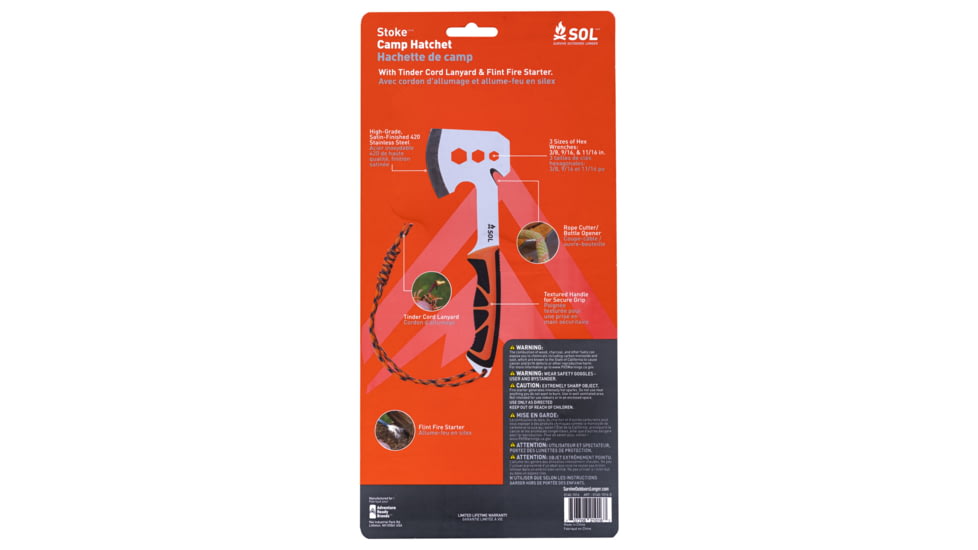 Survive Outdoors Longer Stoke Camp Hatchet, 0140-1016