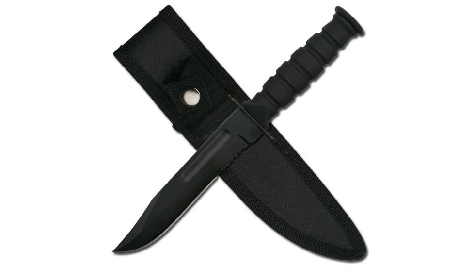 Survivor Fixed Blade, 7.5in, Stainless Steel Blade, Comfortable Handle HK-1023DP