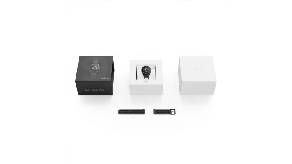 Suunto 10 Peak Watches Full Titanium, Black, One Size, SS050759000