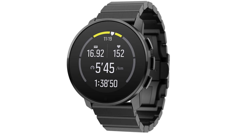 Suunto 10 Peak Watches Full Titanium, Black, One Size, SS050759000
