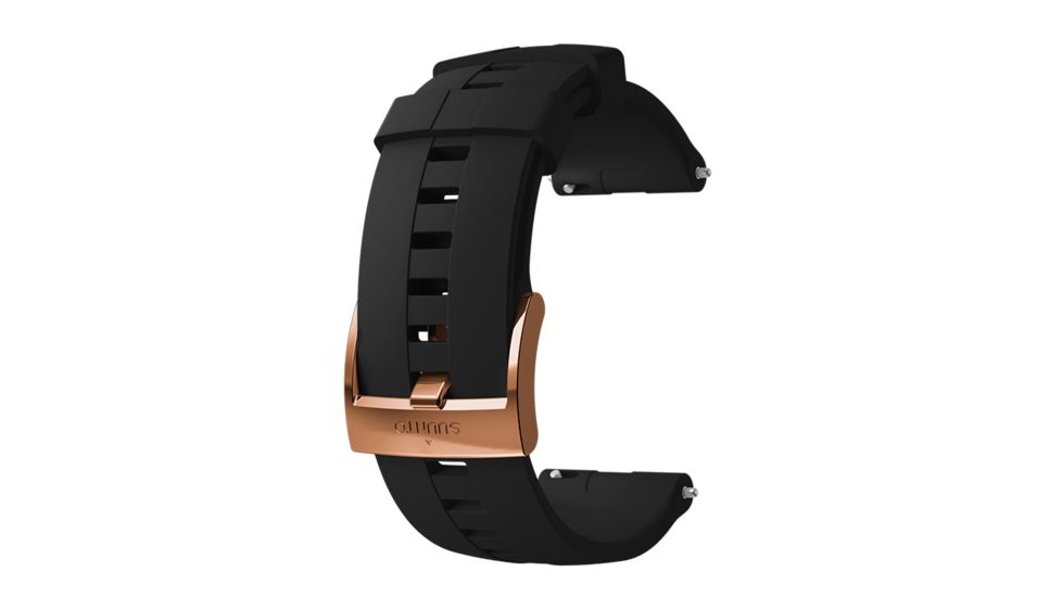 Suunto 24mm Athletic 4 Silicone Straps, Black Copper, Medium SS023313000
